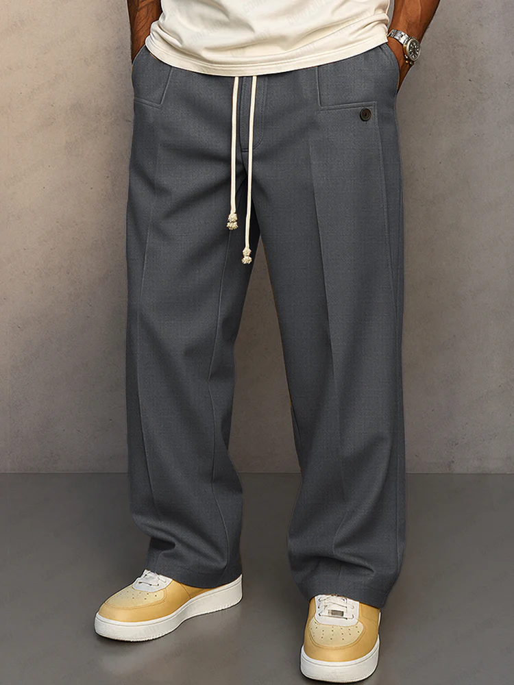 Comfy Urban Style Drawstring Pants - Image 2