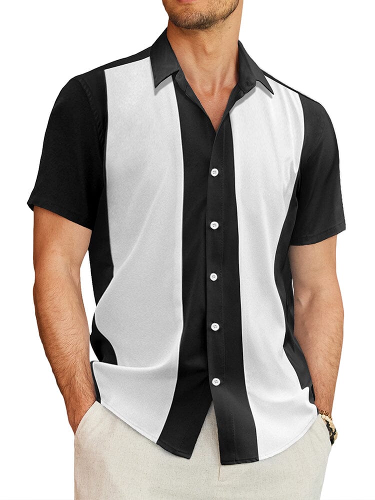 Contrast Stripe Bowling Shirt (US Only) - Image 3