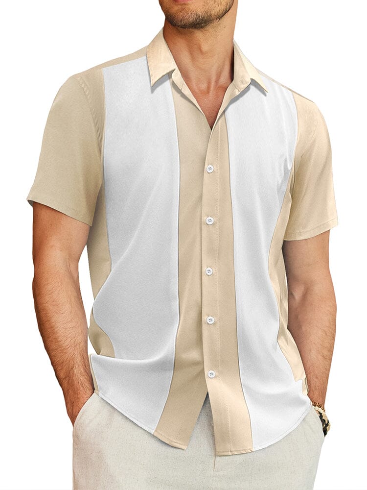 Contrast Stripe Bowling Shirt (US Only) - Image 6