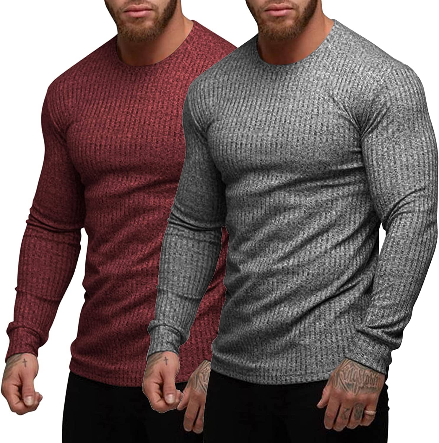 2-Pack Stretch Gym Bodybuilding T-Shirt (US Only) - Image 7