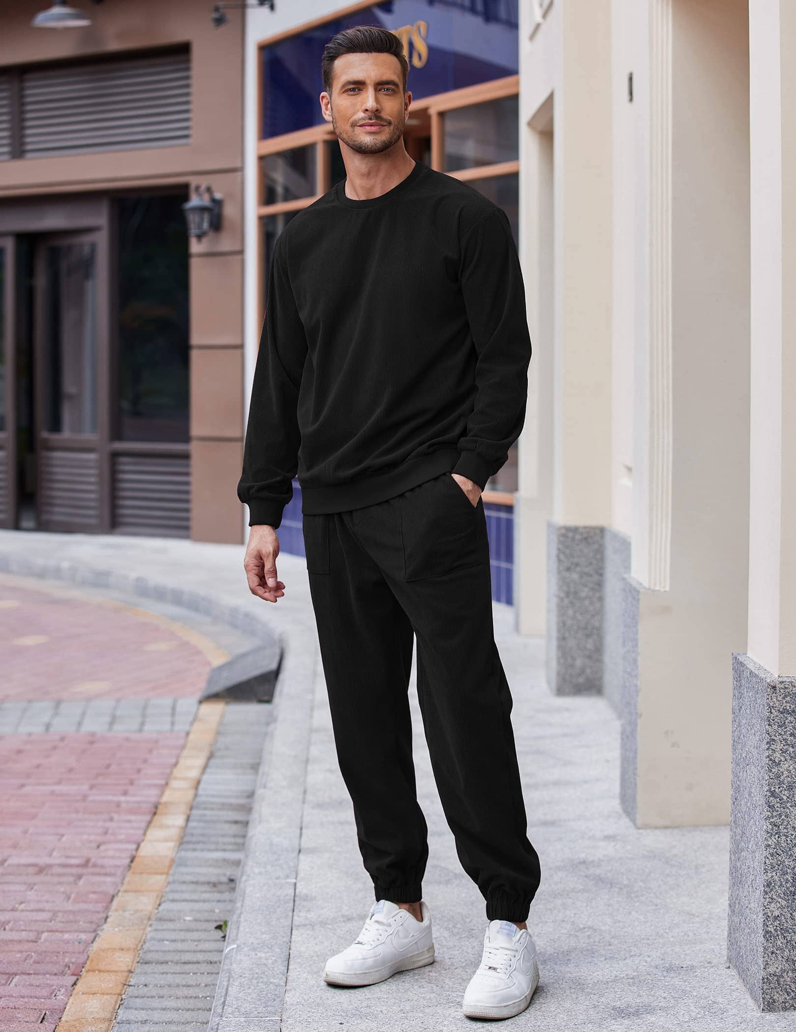 2 Piece Long Sleeve Pullover Sports Sets (US Only) - Image 3