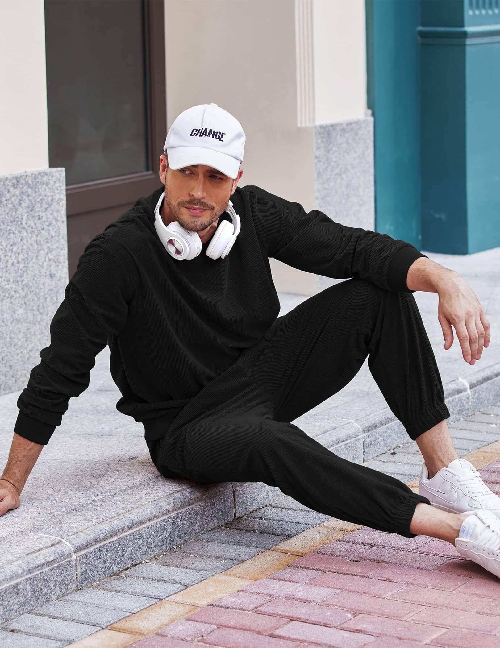2 Piece Long Sleeve Pullover Sports Sets (US Only) - Image 4
