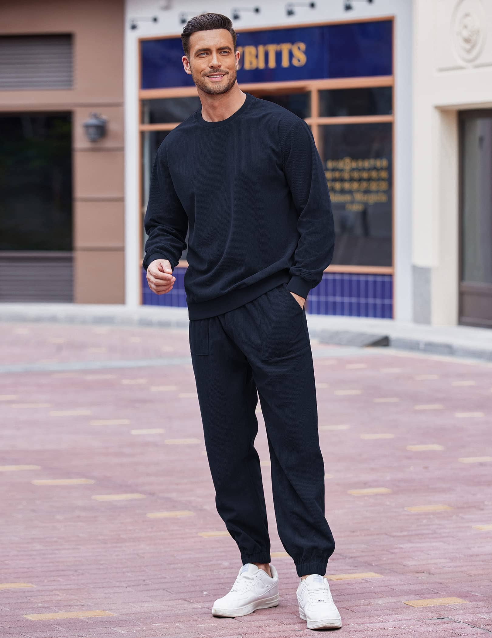2 Piece Long Sleeve Pullover Sports Sets (US Only) - Image 5