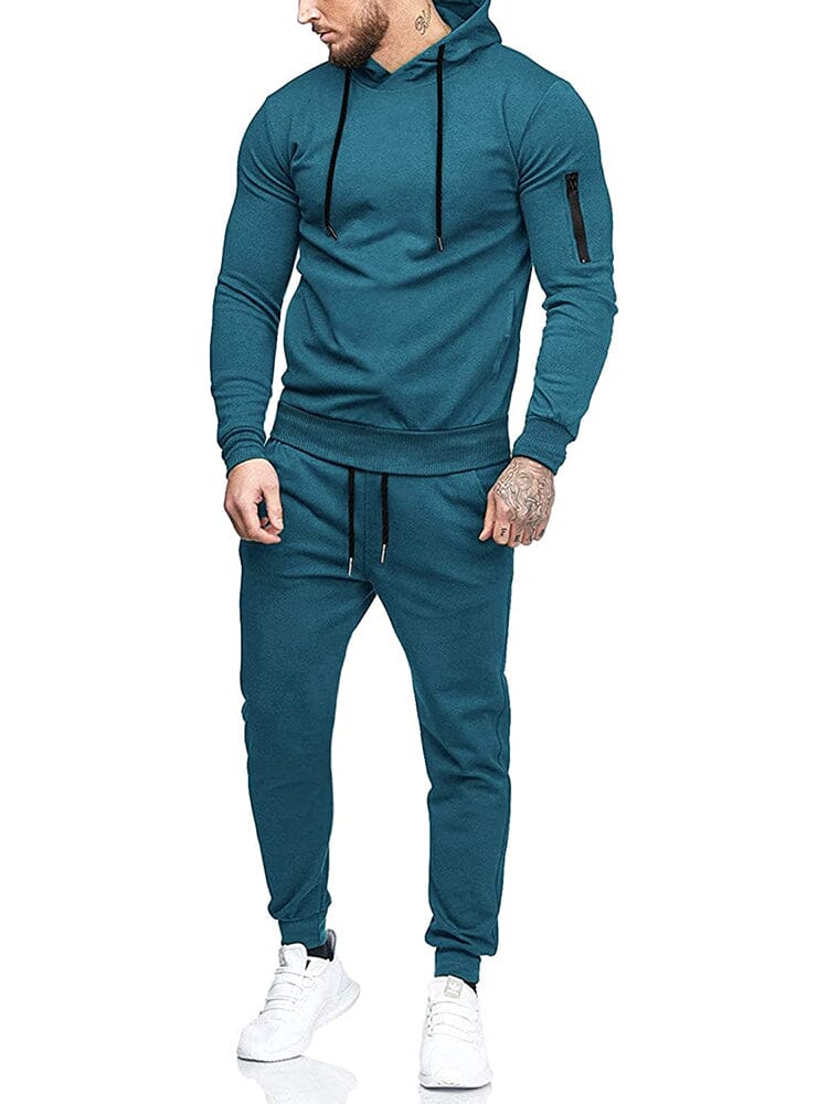 Casual 2-Piece Hooded Running Sport Suit Sets (US Only) - Image 9