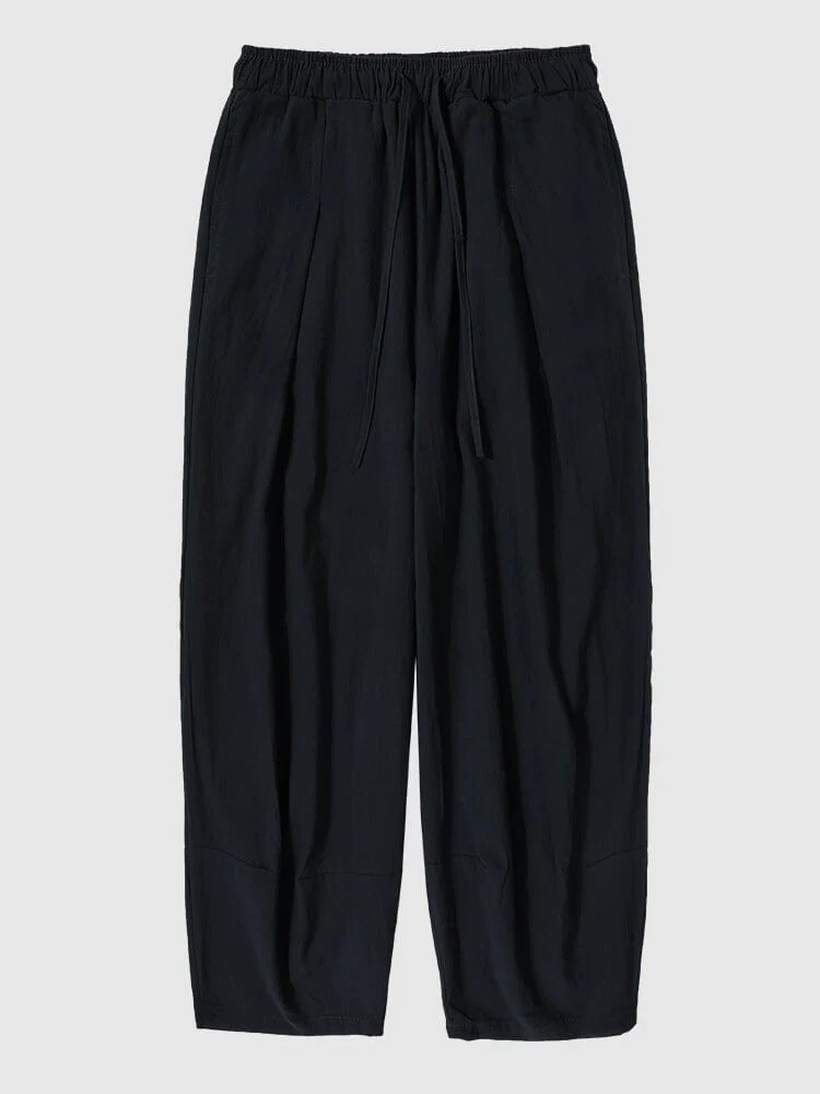 casual bloomers linen pants - Image 2