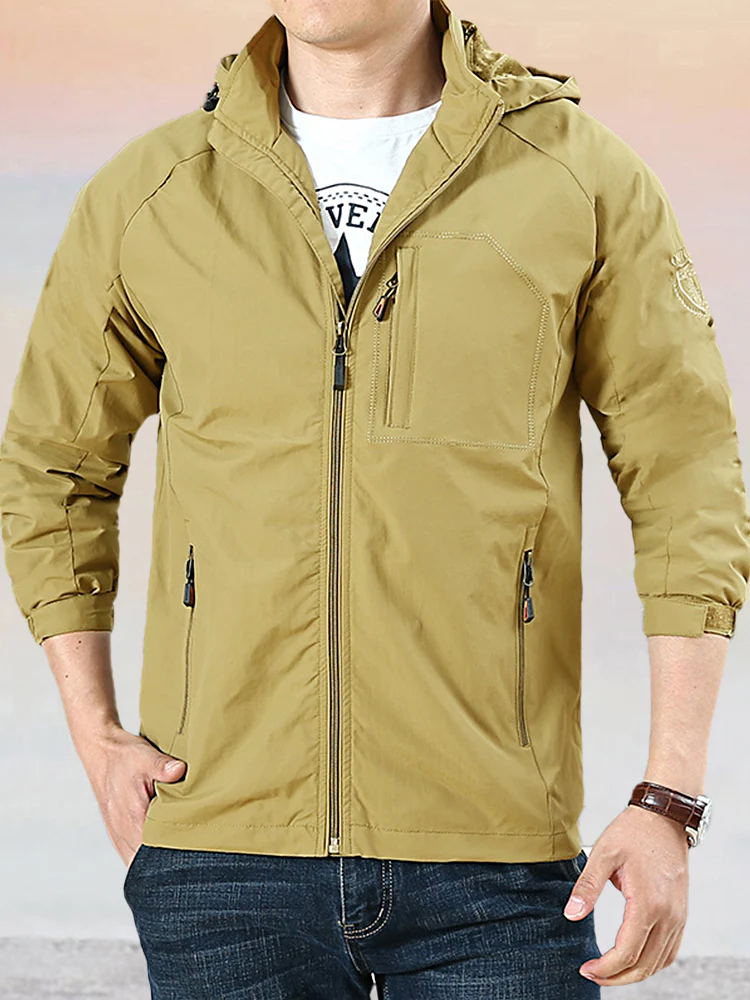 Casual Breathable Outdoor Hooded Jacket - Image 5