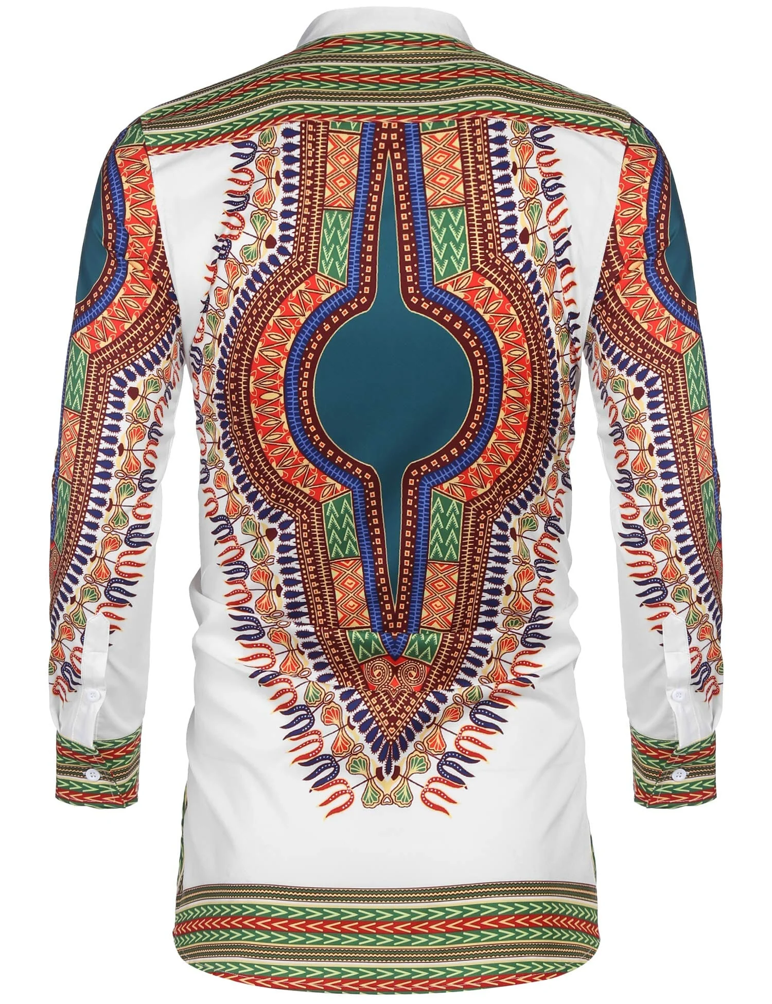 Casual Ethnic Graphic Long Shirt (US Only) - Image 10