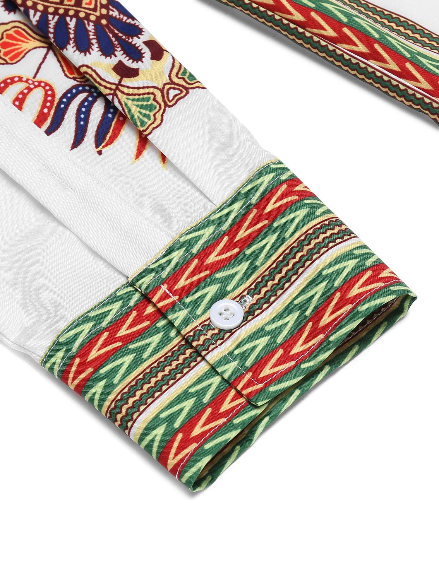 Casual Ethnic Graphic Long Shirt (US Only) - Image 13