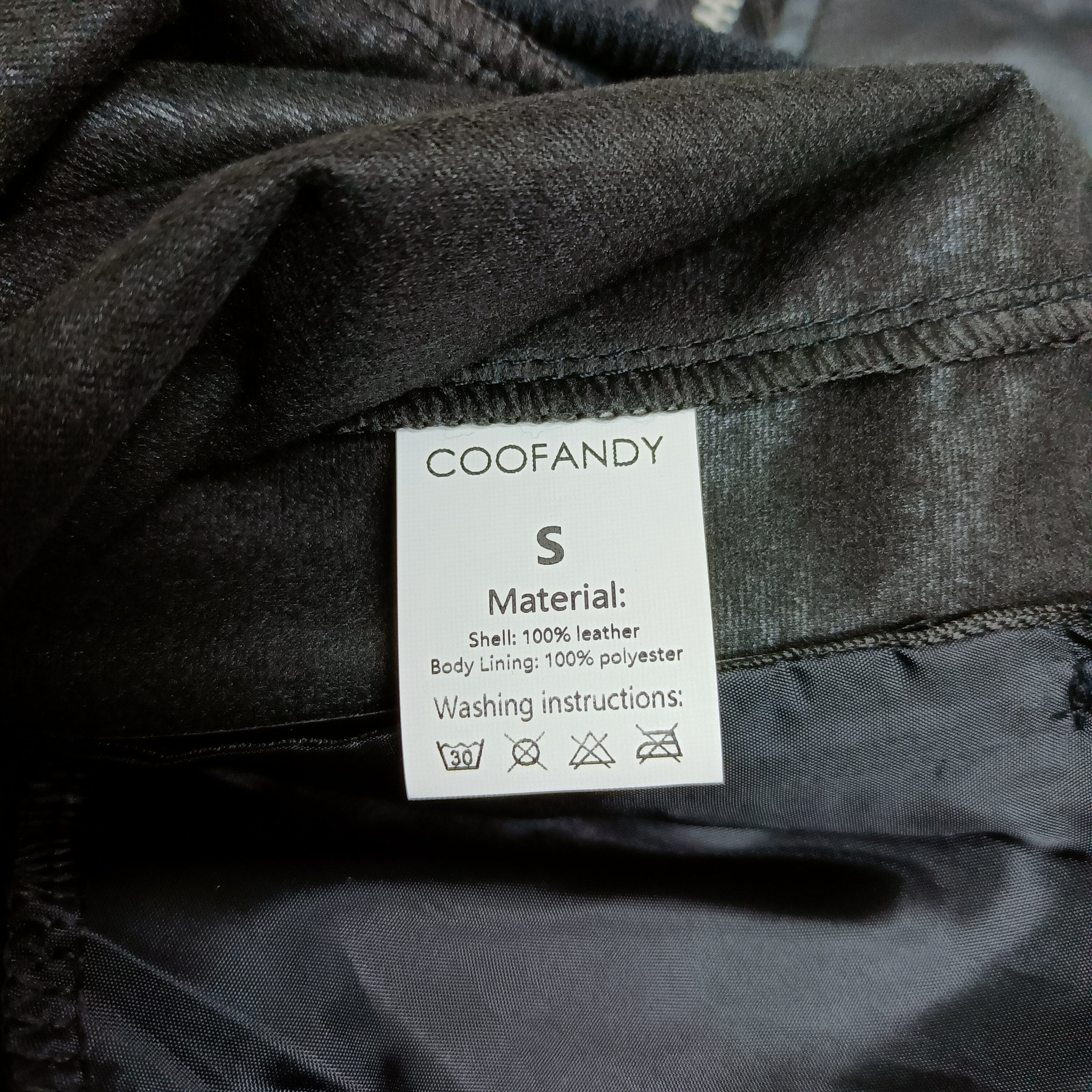 COOFANDY Classic Leather Jacket - Image 5