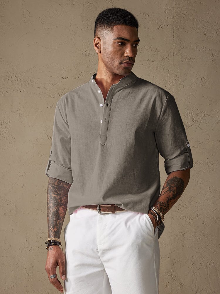 Cotton Long Sleeve Shirt - Image 3