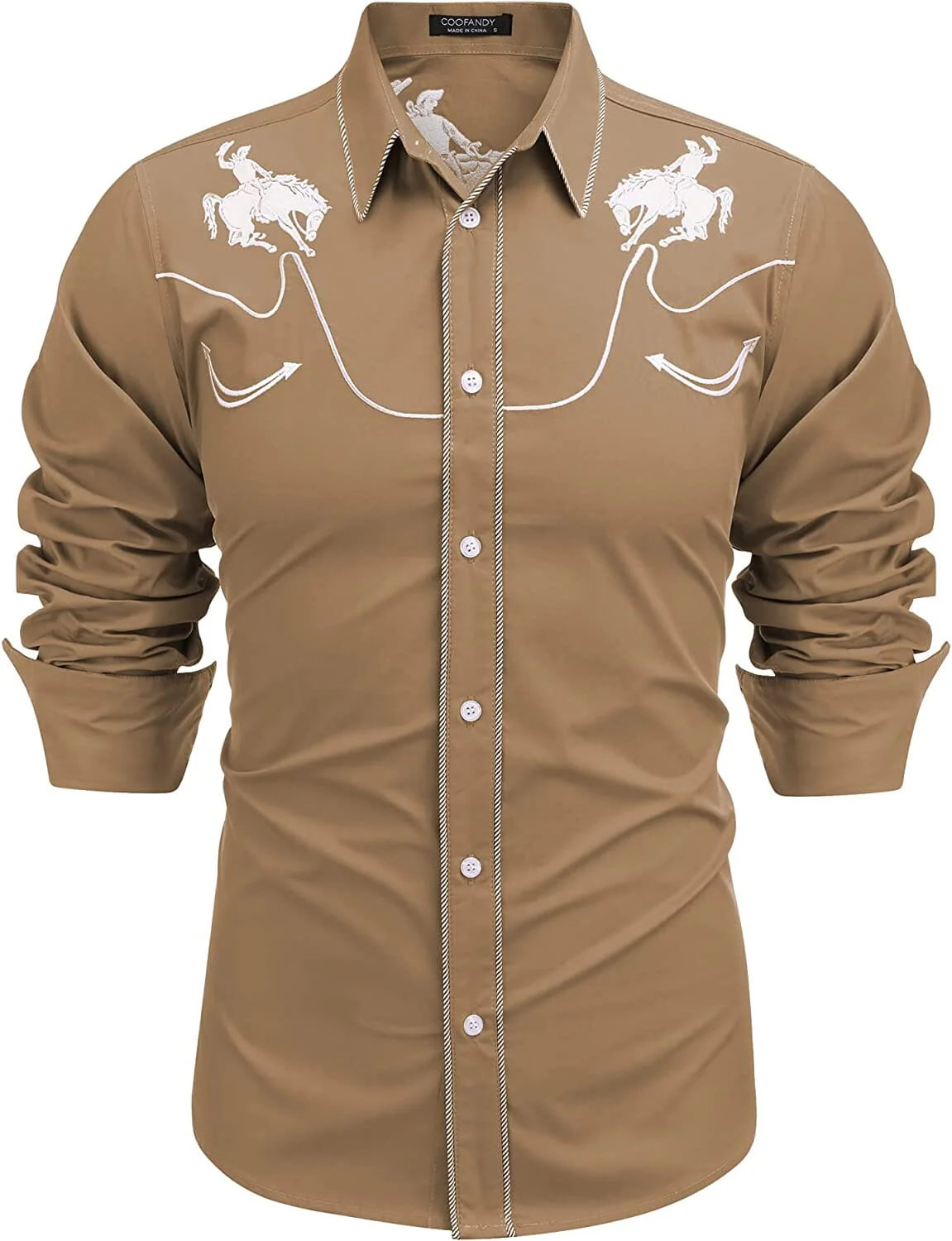 Embroidered Cowboy Button Down Shirt (US Only) - Image 13