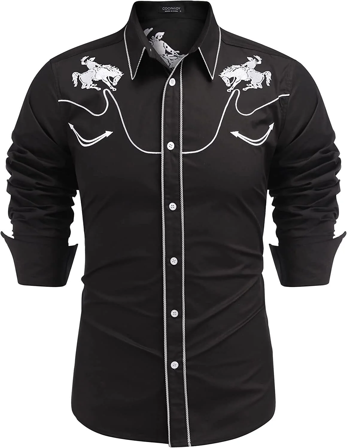 Embroidered Cowboy Button Down Shirt (US Only) - Image 15