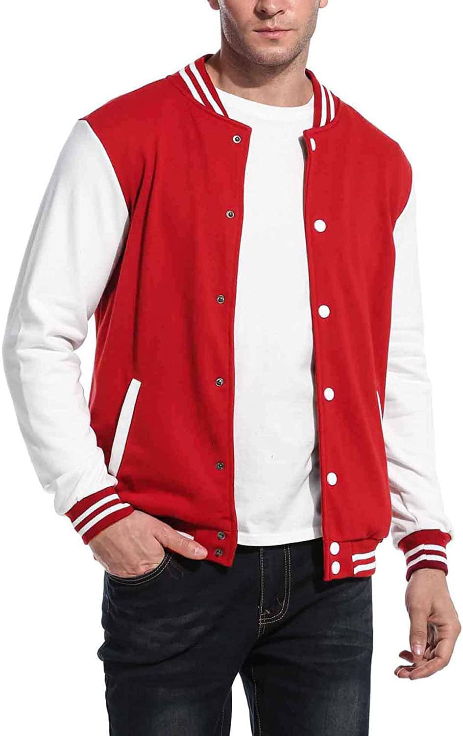 Fashion Varsity Cotton Bomber Jackets (US Only) - Image 11