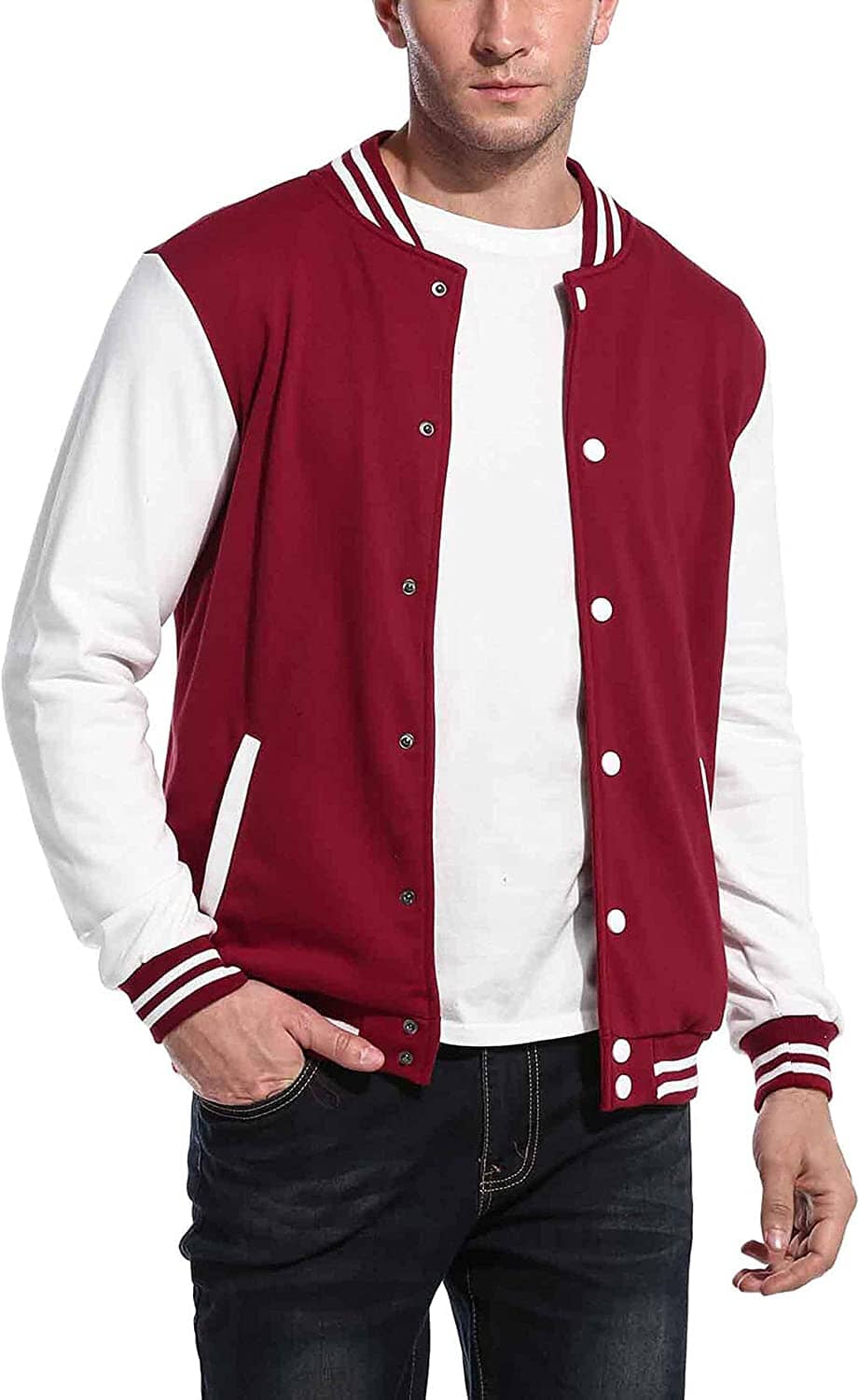 Fashion Varsity Cotton Bomber Jackets (US Only) - Image 6