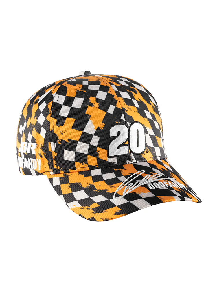 COOFANDY Ă— JGR Check Print Cap
