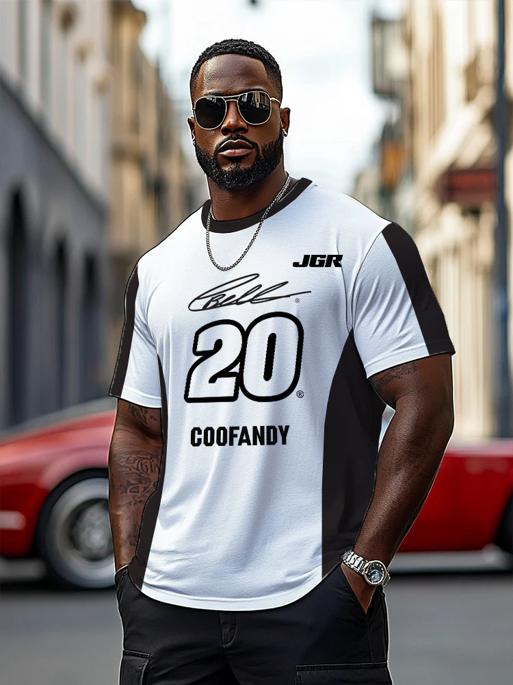 COOFANDY × JGR Signature Print Sport Tee