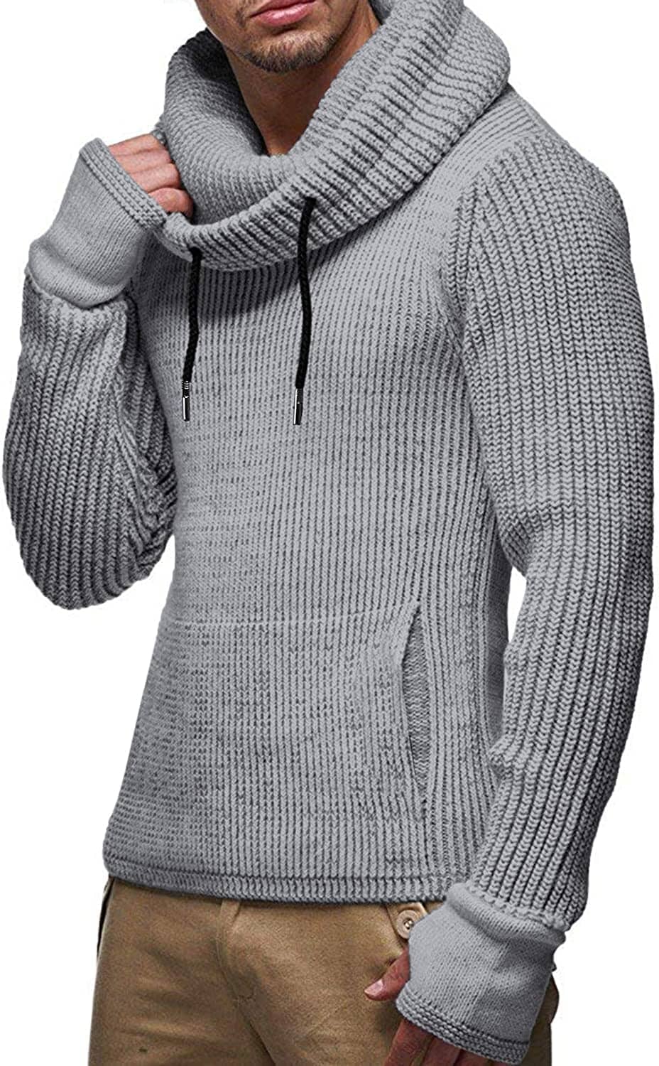 Knitted Pullover Turtleneck Sweater (US Only) - Image 12