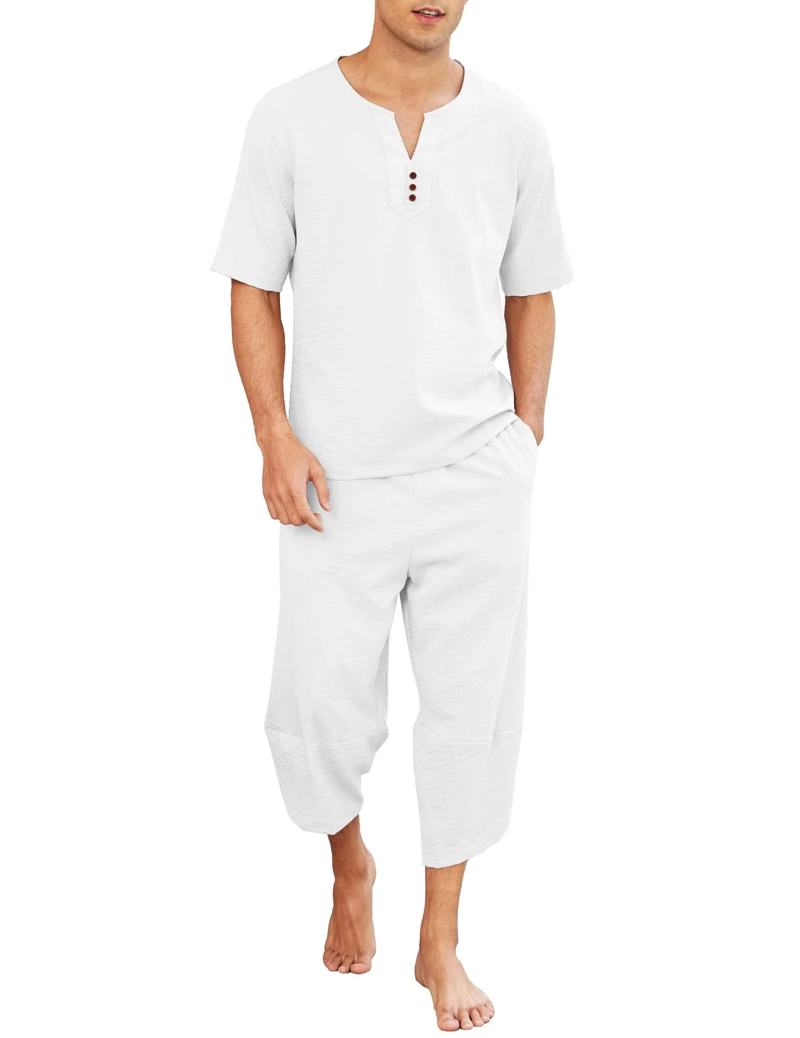 2 Pieces Linen Style Set Outfits (US Only) - Image 4