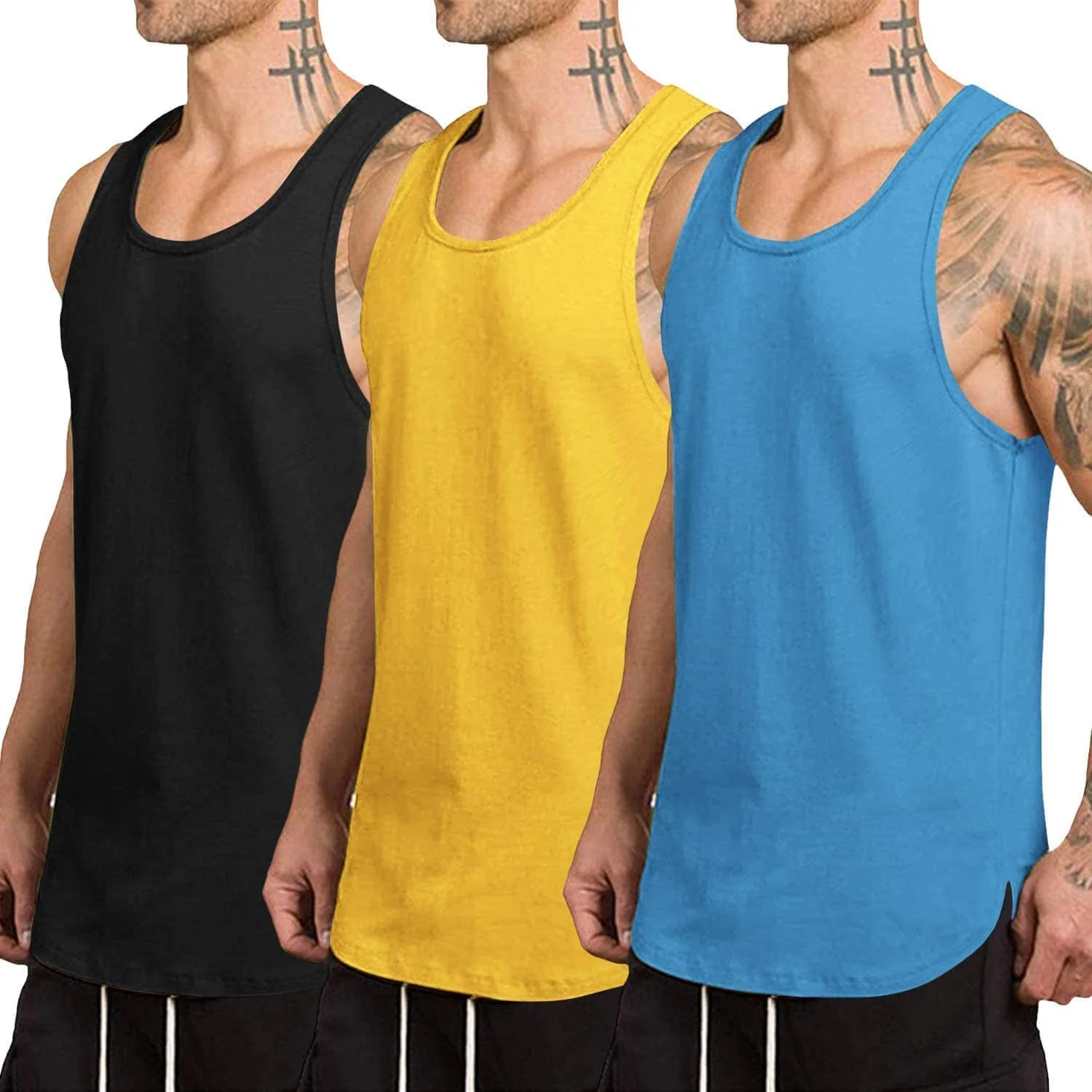 3-Pack Quick Dry Gym Vest (US Only) - Image 13