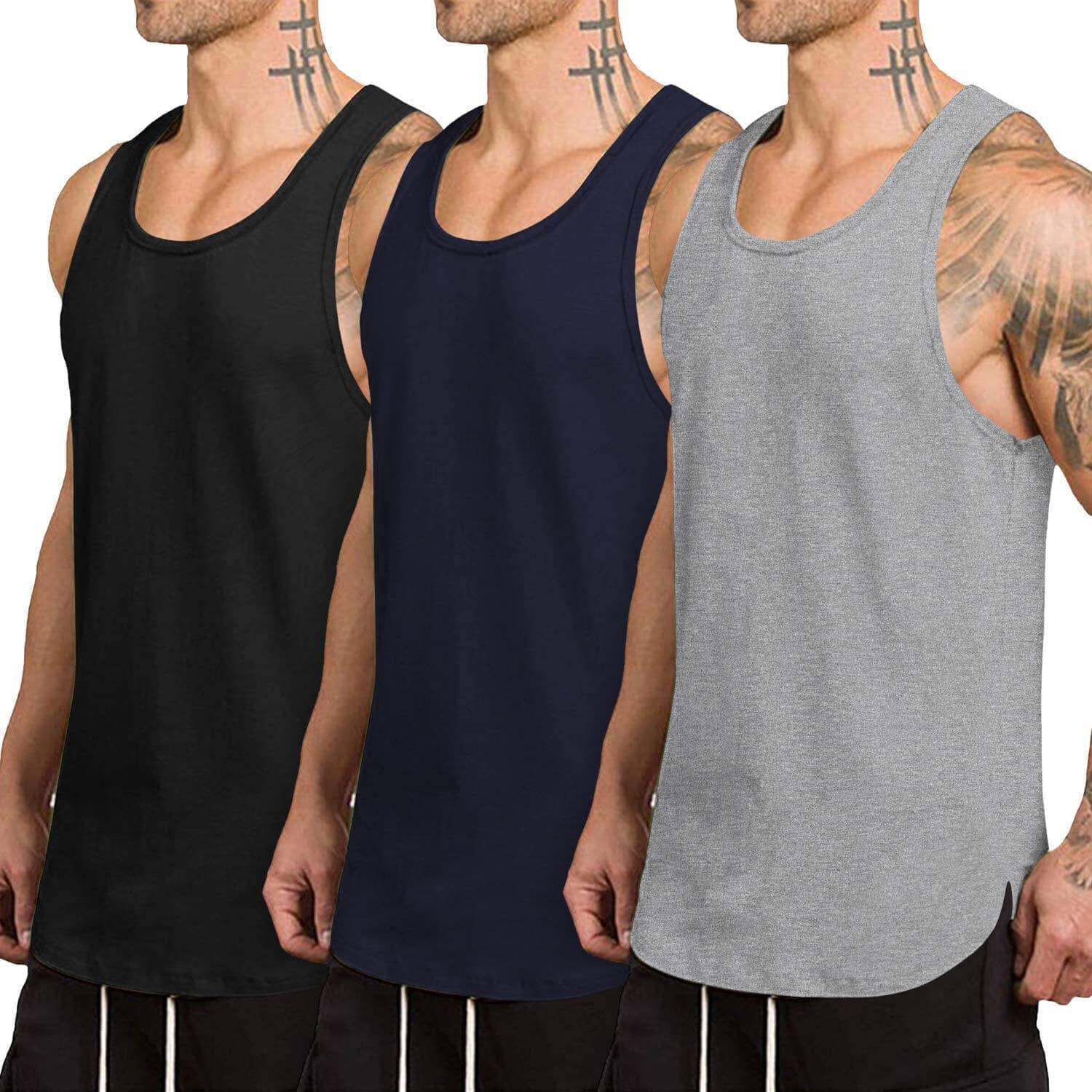 3-Pack Quick Dry Gym Vest (US Only) - Image 3