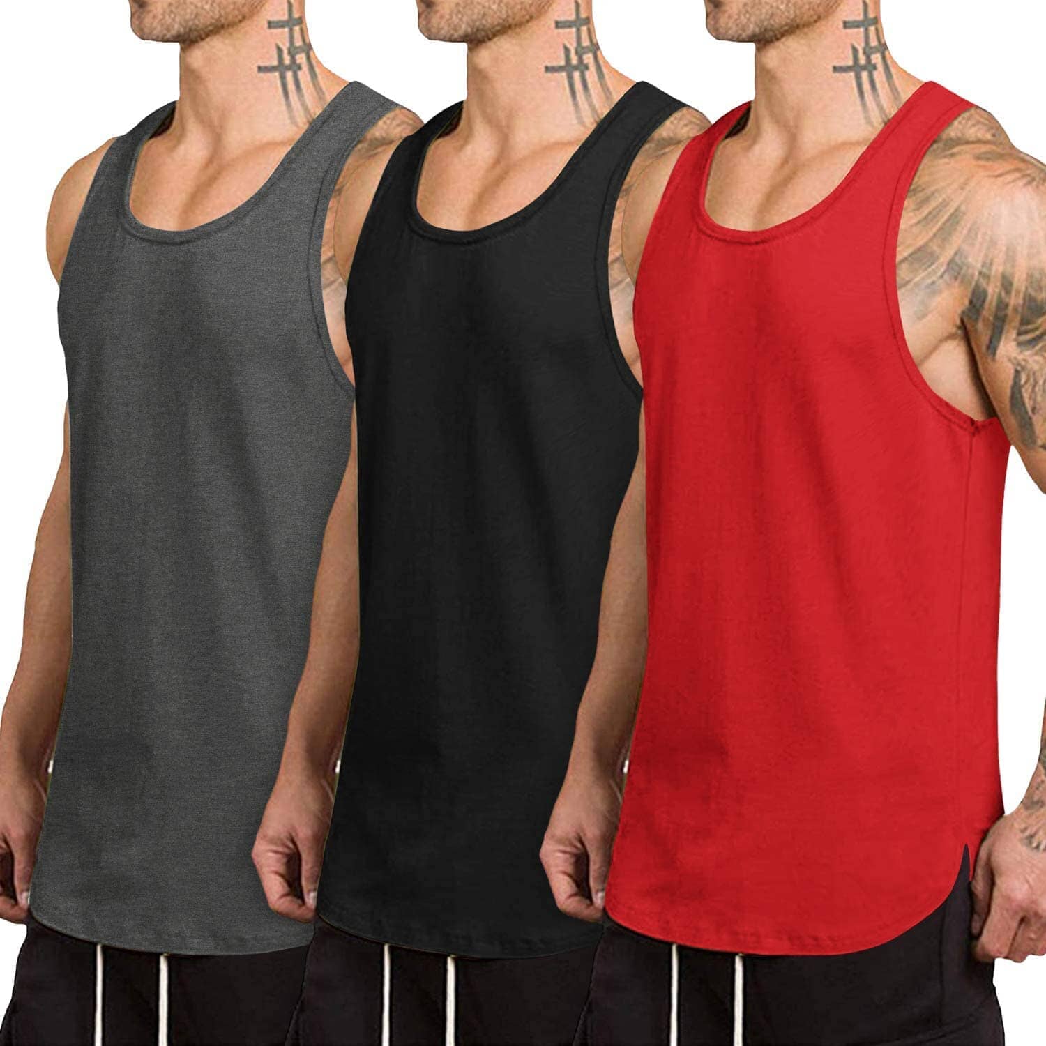 3-Pack Quick Dry Gym Vest (US Only) - Image 4