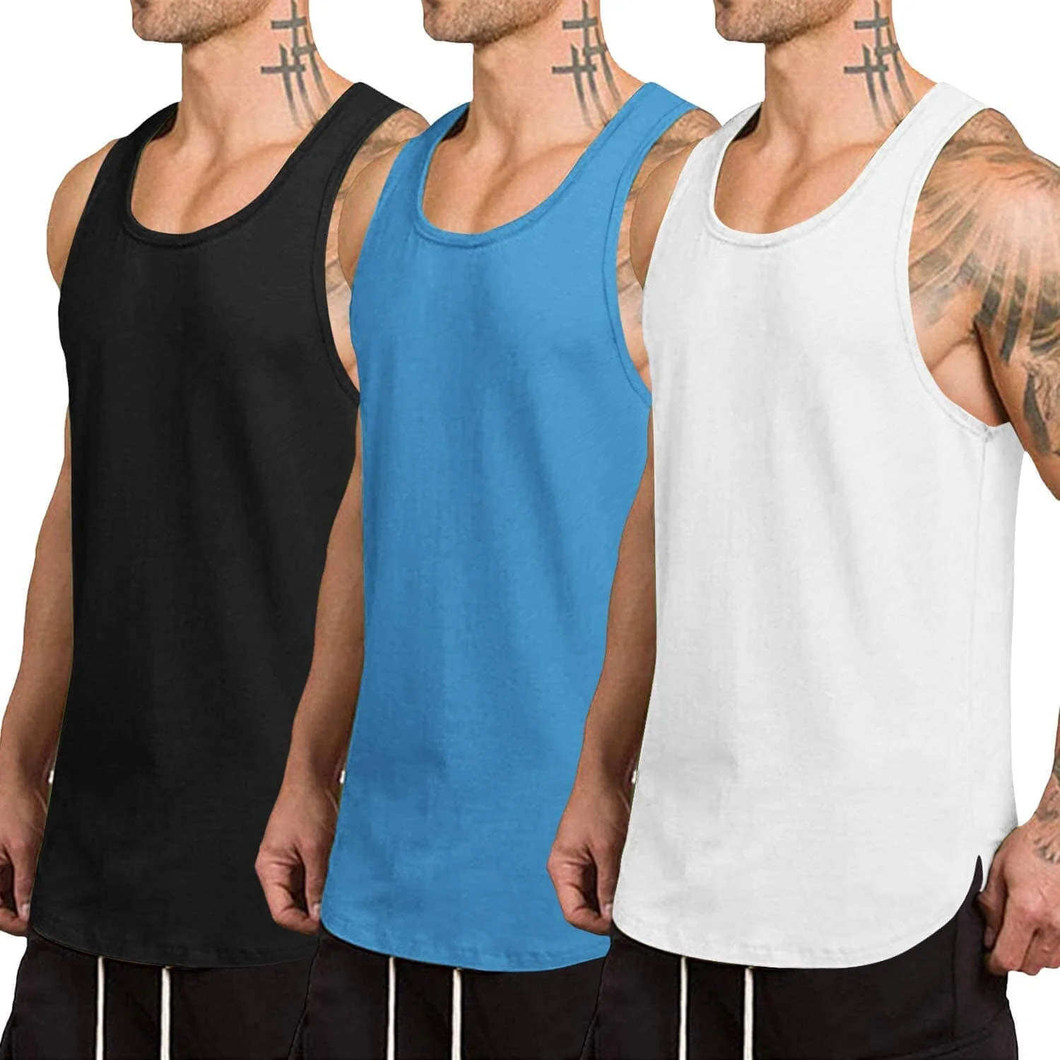 3-Pack Quick Dry Gym Vest (US Only) - Image 6