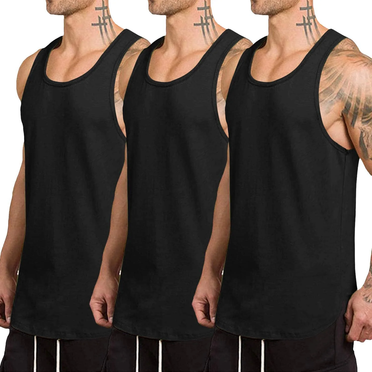 3-Pack Quick Dry Gym Vest (US Only) - Image 7