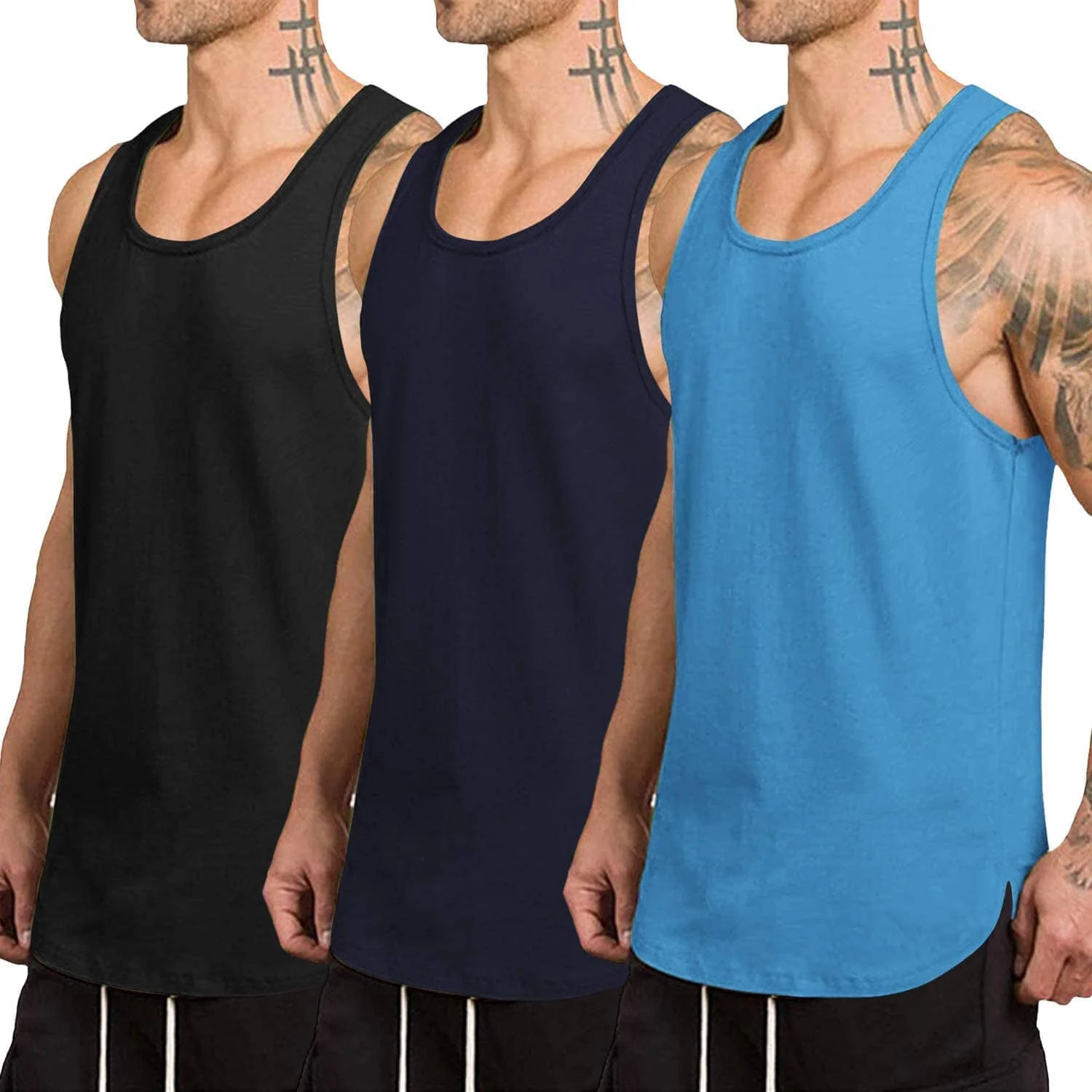 3-Pack Quick Dry Gym Vest (US Only) - Image 8