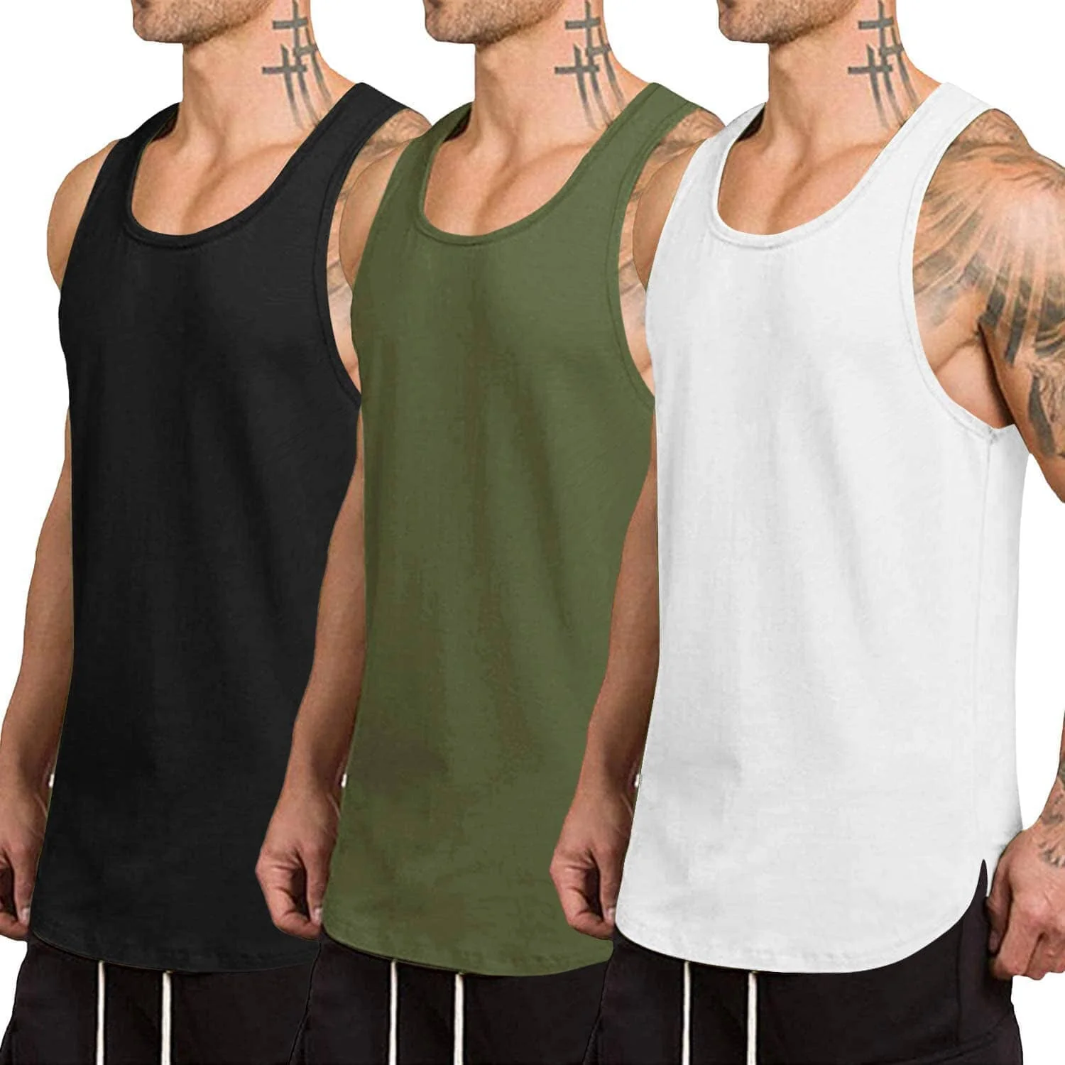3-Pack Quick Dry Gym Vest (US Only) - Image 9
