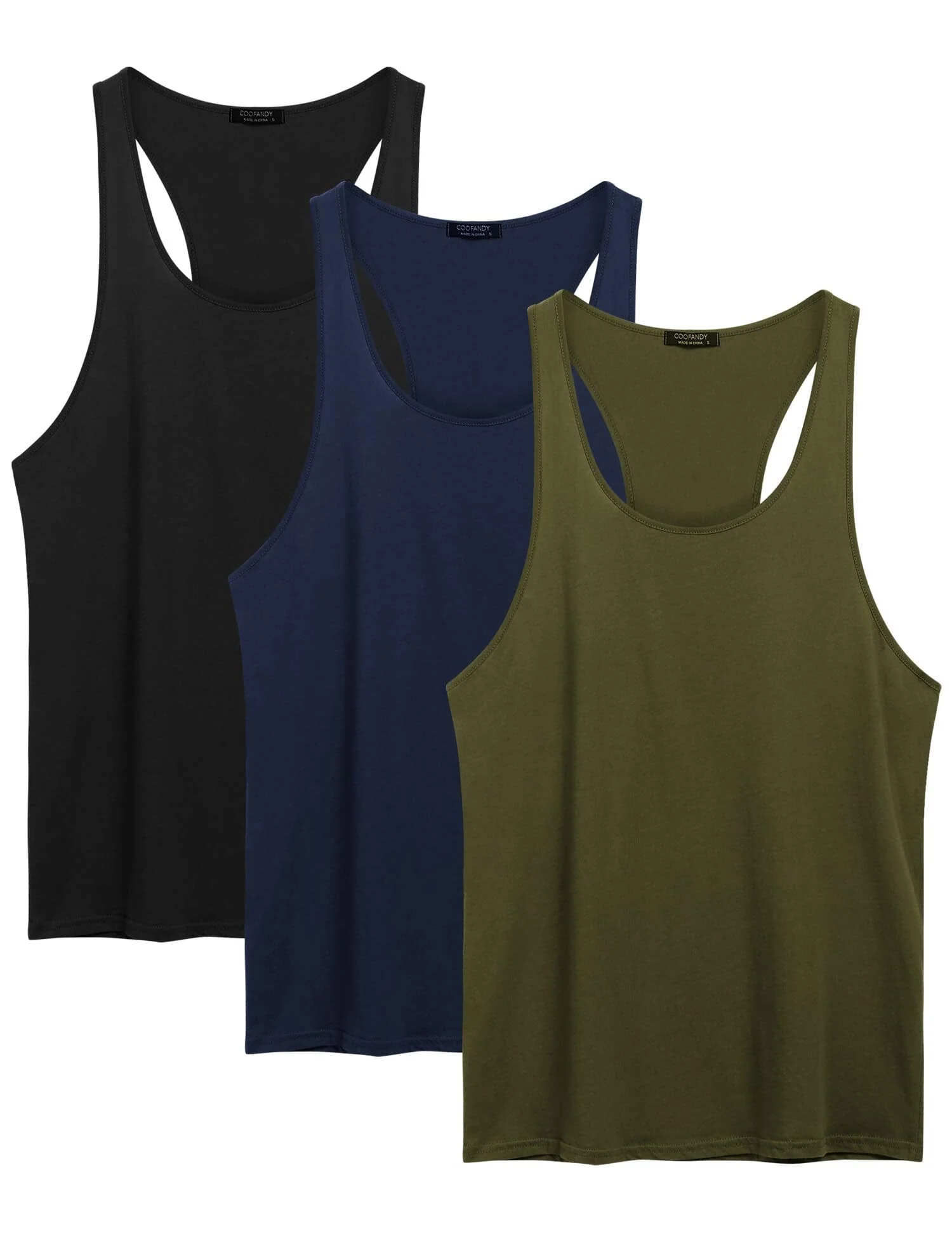 Men's 3 Pack Cotton T-Shirts (US Only) - Image 4