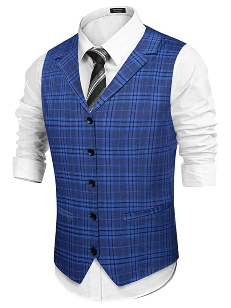 Slim Fit Twill Dress Waistcoat (US Only) - Image 5