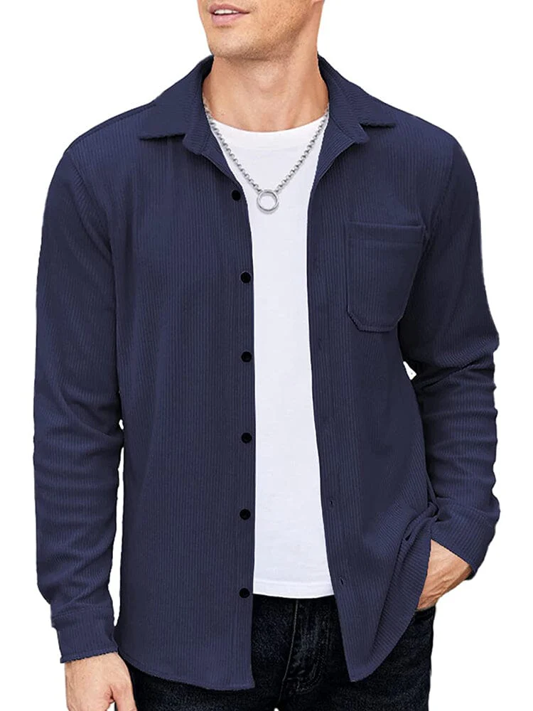 Casual Lightweight Corduroy Shirt (US Only) - Image 4