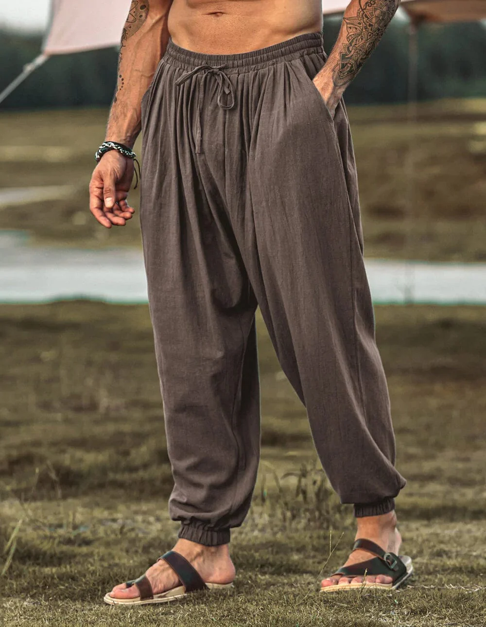 Loose Fit Linen Style Hippie Pants (US Only) - Image 30
