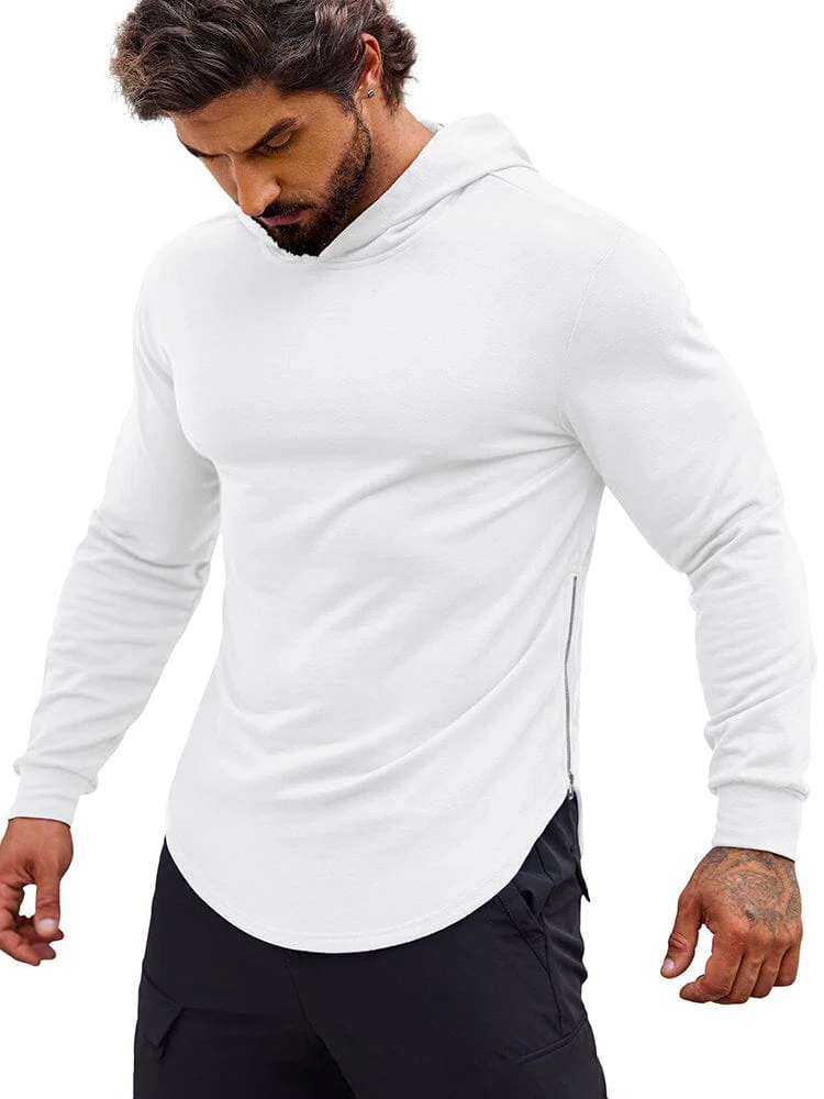 Workout Muscle Fit Cotton Blend Hoodie (US Only) - Image 11