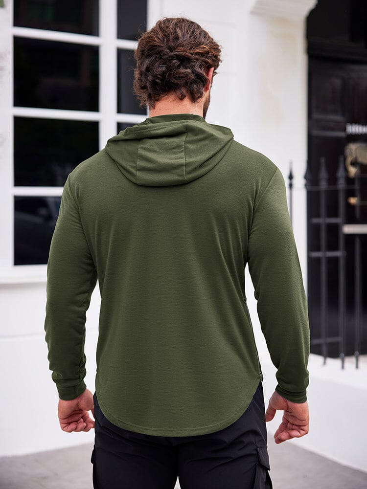 Workout Muscle Fit Cotton Blend Hoodie (US Only) - Image 12