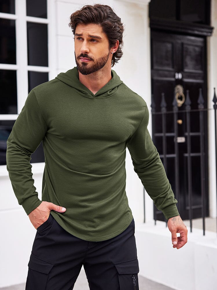 Workout Muscle Fit Cotton Blend Hoodie (US Only) - Image 13