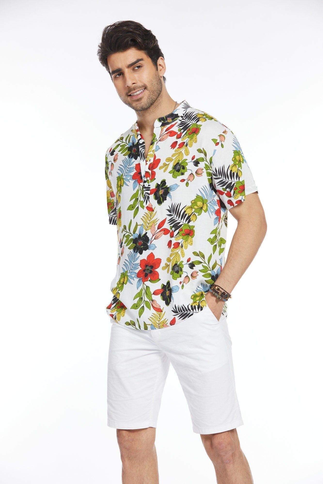 Floral Henley Shirt (US Only) - Image 10