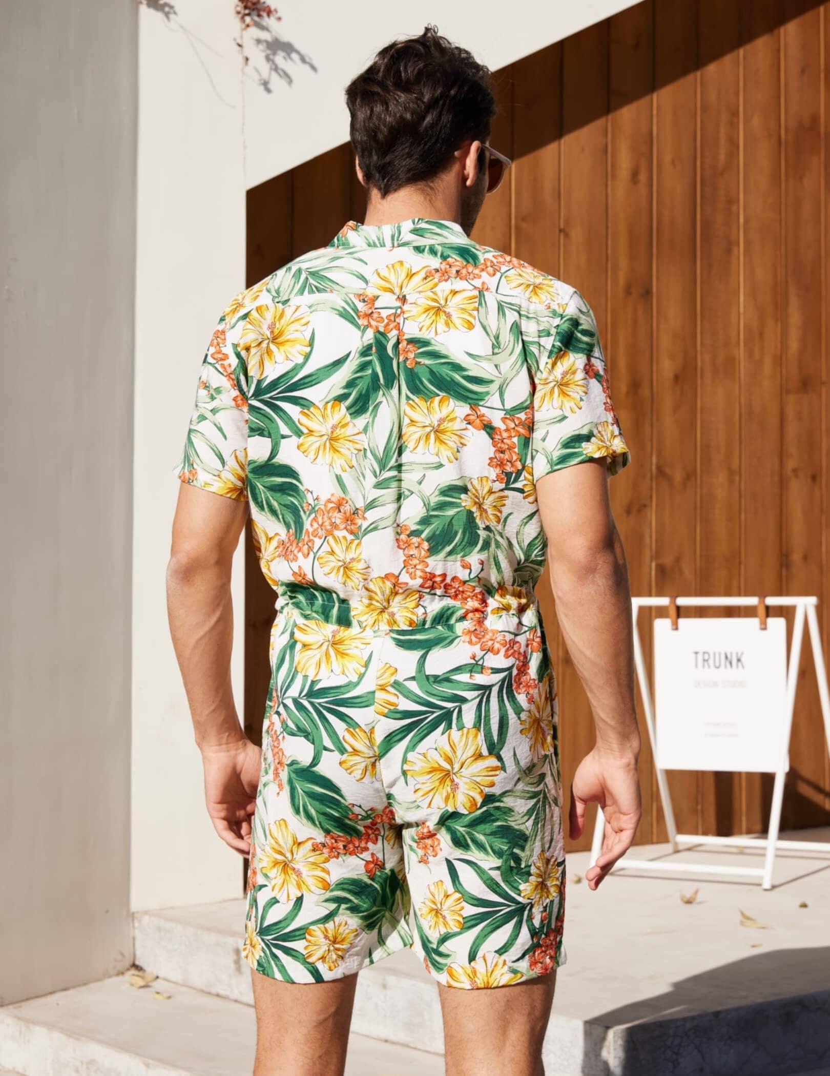 Floral One Piece Hawaiian Jumpsuit (US Only) - Image 22