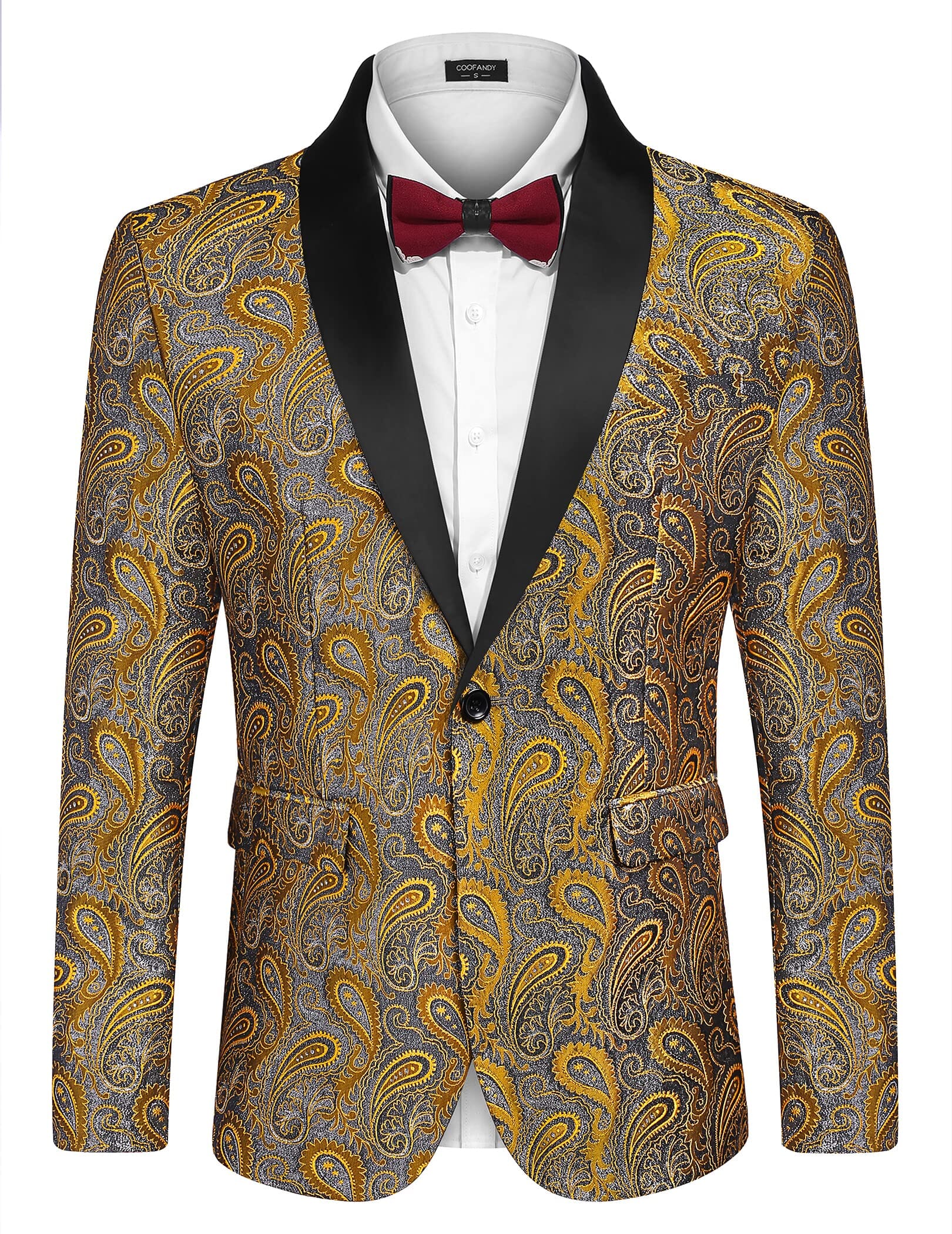 Paisley Shawl Lapel Blazer (US Only) - Image 6