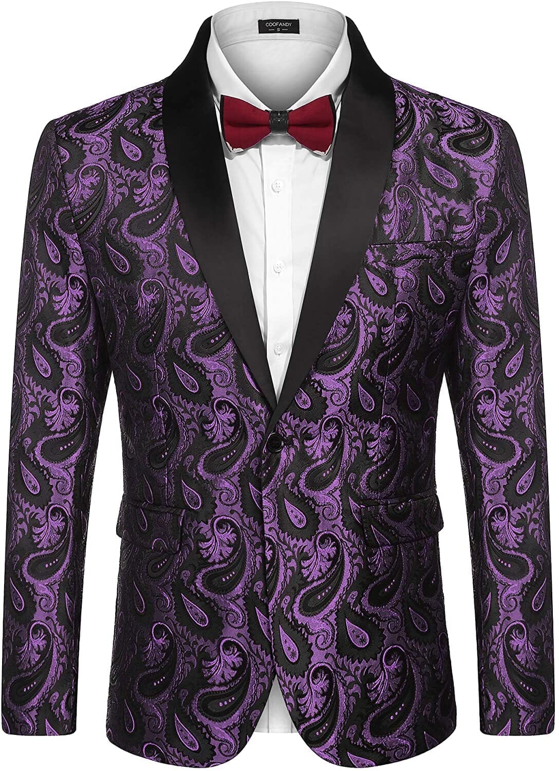 Paisley Shawl Lapel Blazer (US Only) - Image 8