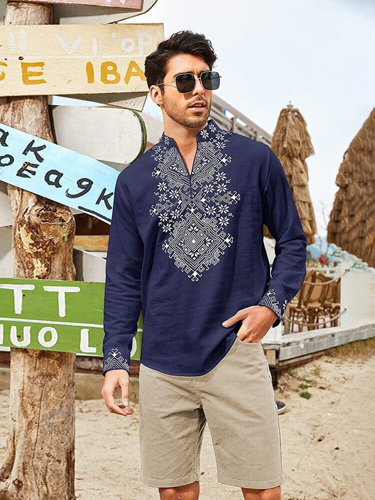 Henley Long Sleeve Shirt (US Only) - Image 3