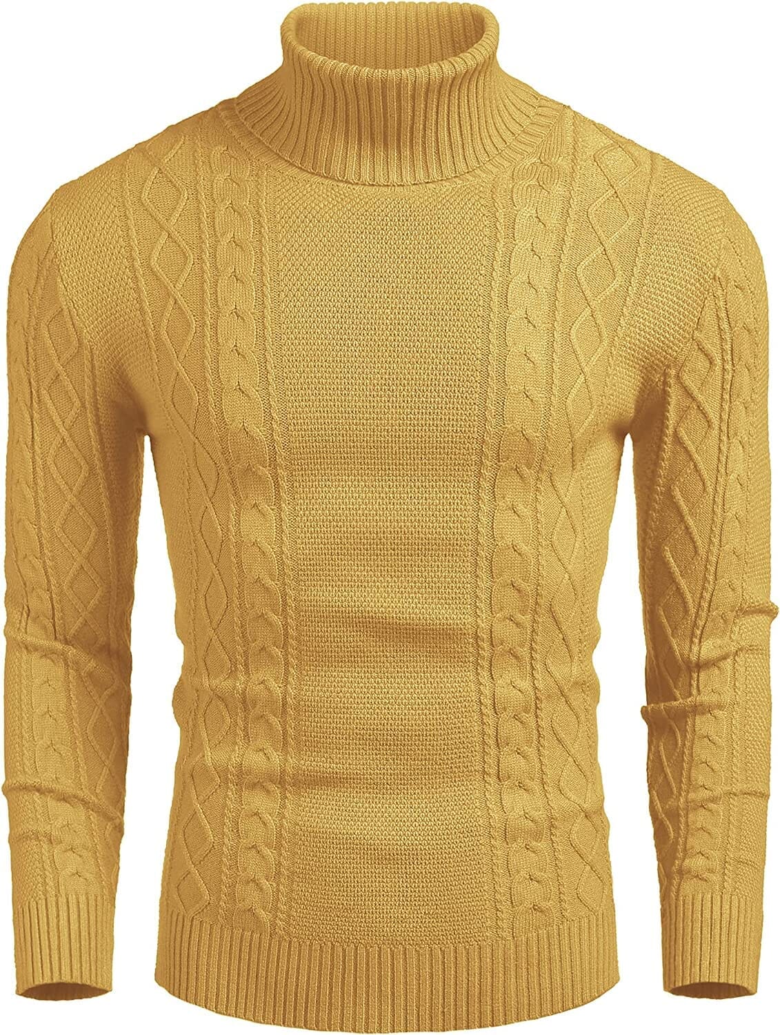 Turtleneck Casual Cable Knitted Pullover Sweaters (US Only) - Image 4