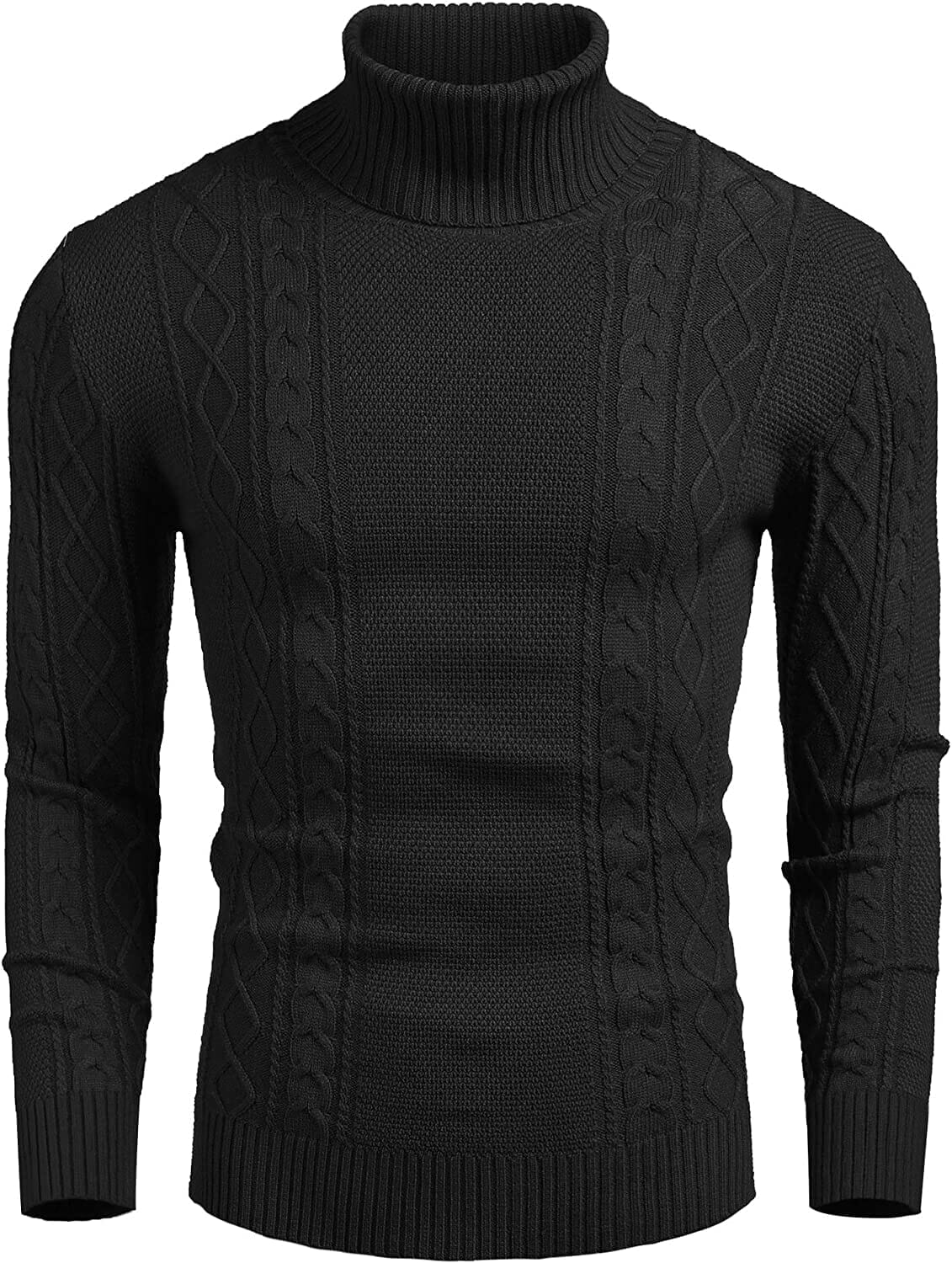 Turtleneck Casual Cable Knitted Pullover Sweaters (US Only) - Image 6