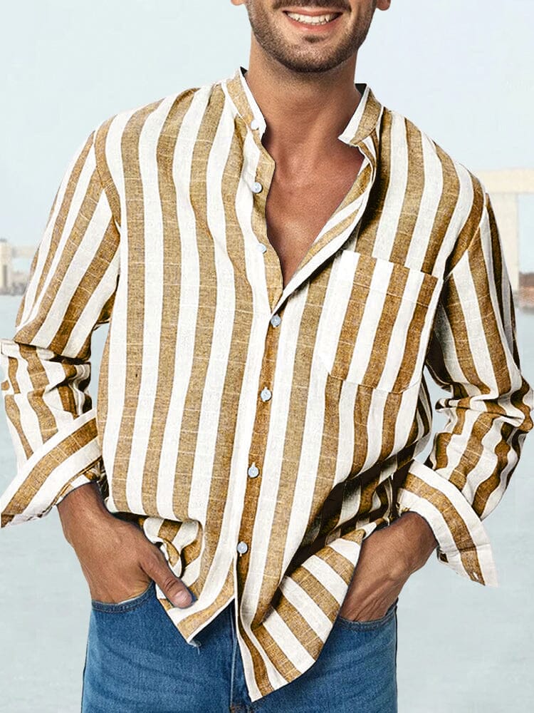 Striped Casual Shirt - Image 6