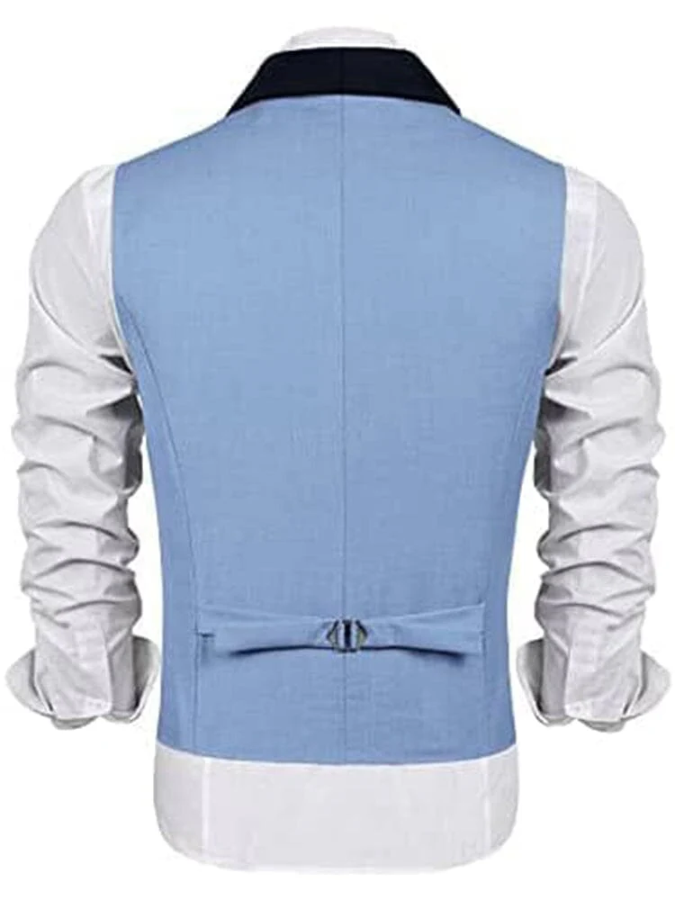 Buttons V-neck Suit Vest (US Only) - Image 10