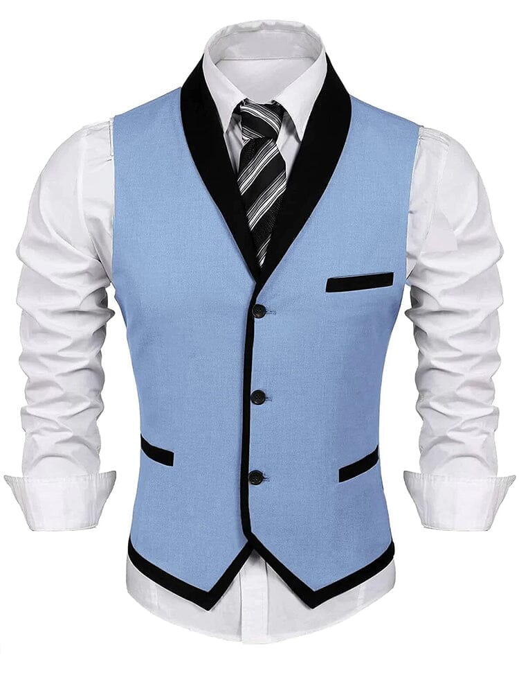Buttons V-neck Suit Vest (US Only) - Image 3