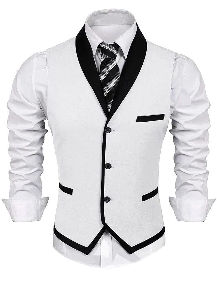 Buttons V-neck Suit Vest (US Only) - Image 5