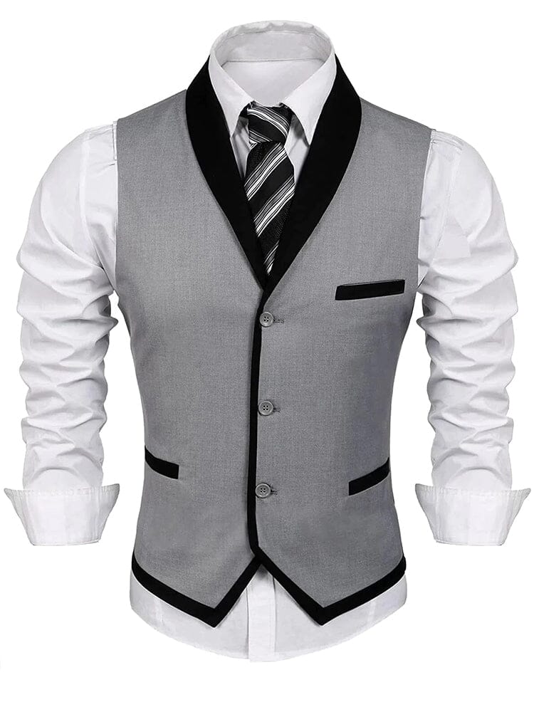 Buttons V-neck Suit Vest (US Only) - Image 7