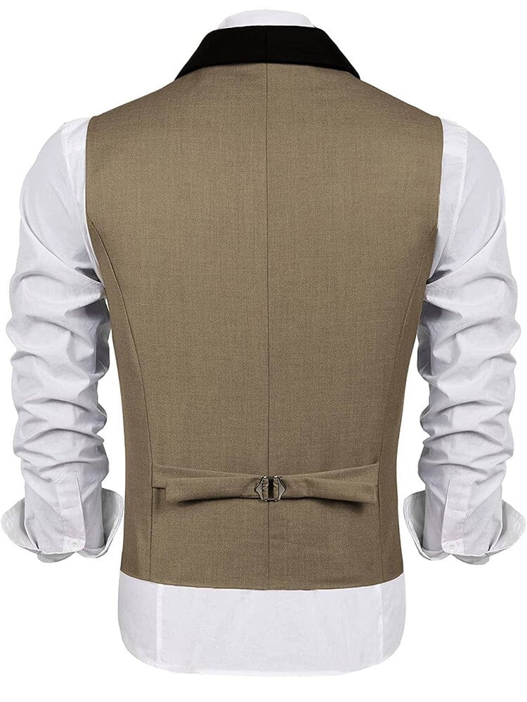 Buttons V-neck Suit Vest (US Only) - Image 8