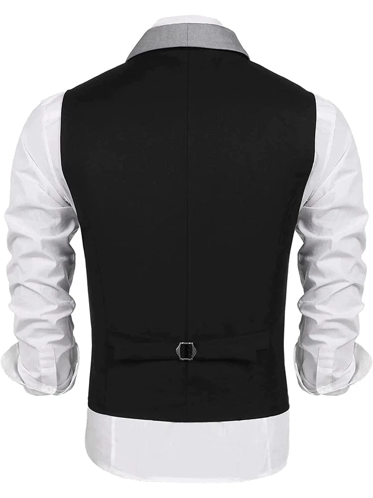 Buttons V-neck Suit Vest (US Only) - Image 9